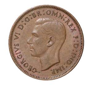 1 фартинг 1943 года — Фото №2