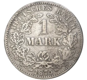 1 марка 1875 года J Германия