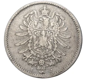 1 марка 1875 года J Германия