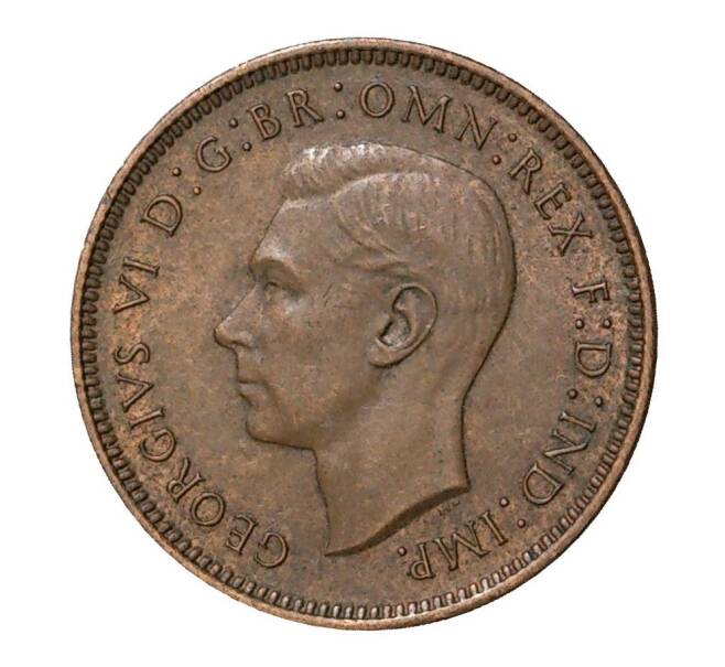 Монета 1 фартинг 1948 года (Артикул: M2-1998) — Фото №2