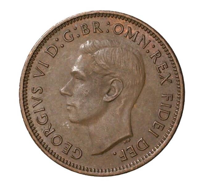 Монета 1 фартинг 1951 года (Артикул: M2-2000) — Фото №2