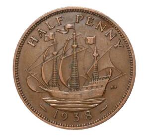 1/2 пенни 1938 года — Фото №1