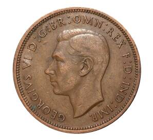 1/2 пенни 1938 года — Фото №2