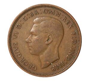 1/2 пенни 1945 года — Фото №2