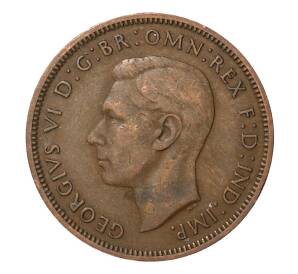 1/2 пенни 1947 года — Фото №2