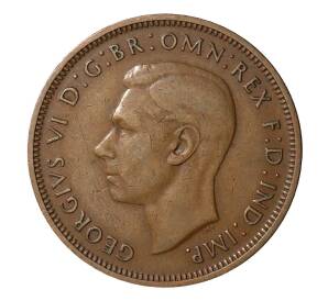 1/2 пенни 1948 года Великобритания — Фото №2