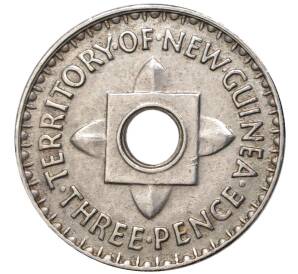 3 пенса 1944 года Британская Новая Гвинея