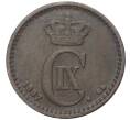 Монета 1 эре 1887 года Дания (Артикул K27-7736)