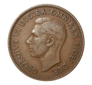 1/2 пенни 1952 года Великобритания — Фото №2