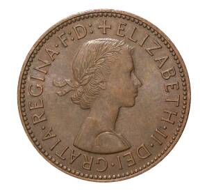 1/2 пенни 1959 года Великобритания — Фото №2