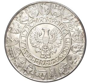 100 злотых 1966 года Польша «Тысячелетие Польши» — Фото №2