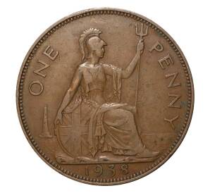 1 пенни 1938 года — Фото №1
