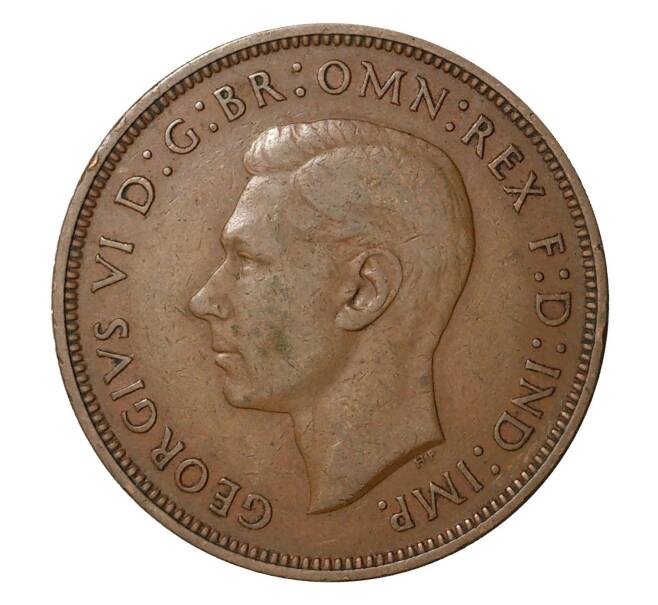 Монета 1 пенни 1938 года (Артикул: M2-2029) — Фото №2