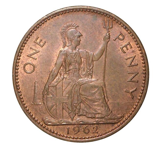 Монета 1 пенни 1962 года (Артикул: M2-2030) — Фото №1