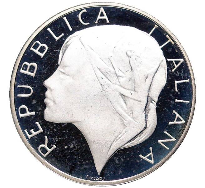 Монета 200 лир 1989 года Италия «Чемпионат мира по футболу 1990» (Артикул K11-5565)
