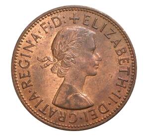 1 пенни 1964 года Великобритания — Фото №2