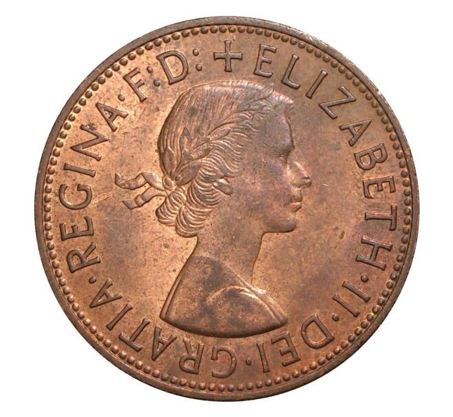 Монета 1 пенни 1964 года Великобритания (Артикул: M2-2032) — Фото №2