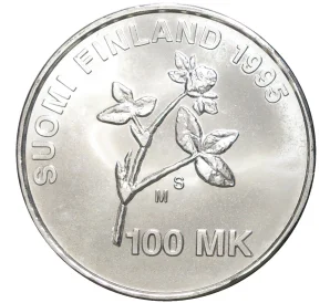 100 марок 1995 года Финляндия «100 лет со дня рождения Арттури Илмари Виртанена»
