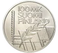 Монета 100 марок 1994 года Финляндия «16-й чемпионат Европы по легкой атлетике» (Артикул M2-55915)