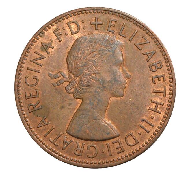 Монета 1 пенни 1967 года Великобритания (Артикул: M2-2035) — Фото №2