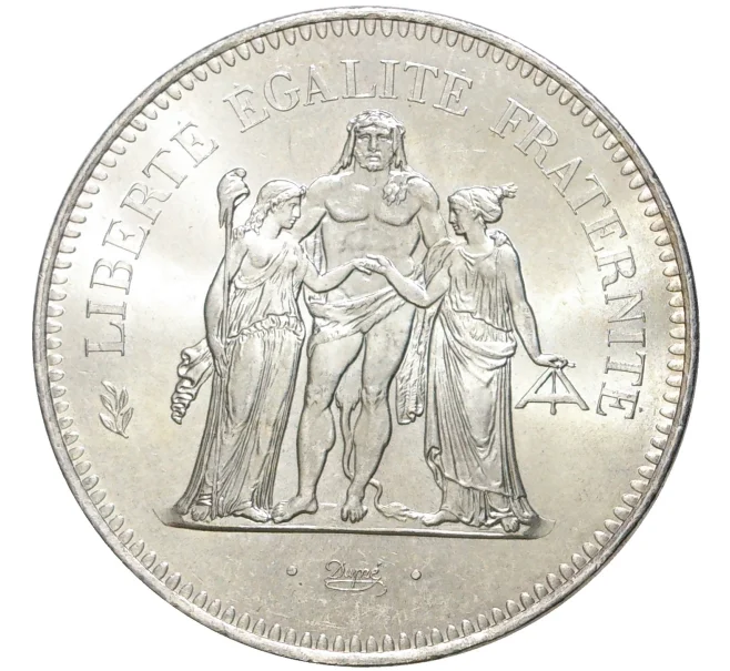Монета 50 франков 1974 года Франция (Артикул M2-55924)