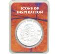 Монета 2 доллара 2022 года Ниуэ «Иконы инноваций — Леонардо да Винчи» (Артикул M2-55969)