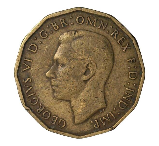 Монета 3 пенса 1942 года (Артикул: M2-2048) — Фото №2