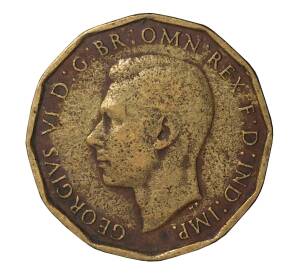 3 пенса 1944 года — Фото №2