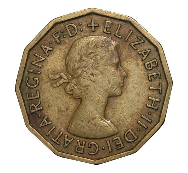 Монета 3 пенса 1960 года (Артикул: M2-2054) — Фото №2