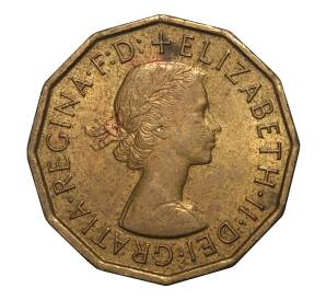 3 пенса 1967 года — Фото №2