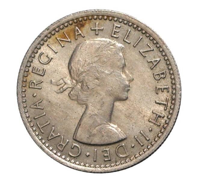 Монета 6 пенсов 1964 года (Артикул: M2-2069) — Фото №2