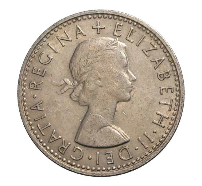 Монета 6 пенсов 1965 года (Артикул: M2-2070) — Фото №2