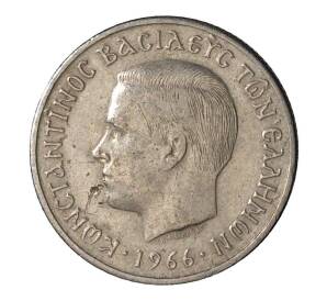 50 лепта 1966 года Греция — Фото №2