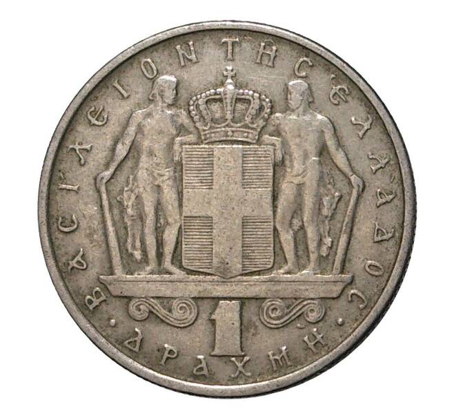 Монета 1 драхма 1966 года Греция (Артикул: M2-2083) — Фото №1