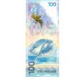 Банкнота 100 рублей 2014 года «Олимпиада в Сочи 2014» — серия Аа (замещенный номер) (Артикул B1-0343)