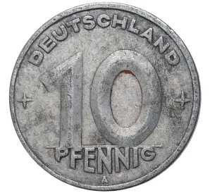 10 пфеннигов 1949 года А Восточная Германия (ГДР)
