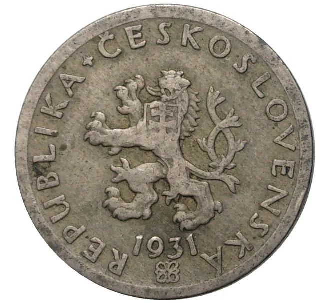 Монета 20 геллеров 1931 года Чехословакия (Артикул K11-5892)