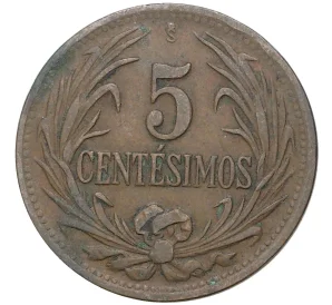 5 сентесимо 1944 года Уругвай