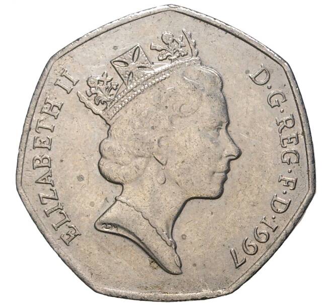 50 пенсов 1997 года Великобритания (Артикул K11-5957)