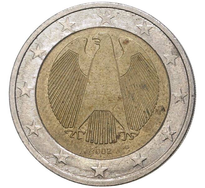 2 евро 2002 года G Германия (Артикул K11-5960)