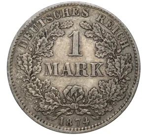 1 марка 1874 года D Германия