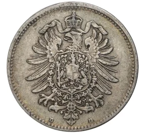 1 марка 1874 года D Германия