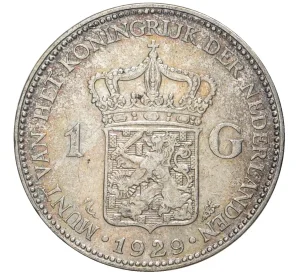 1 гульден 1929 года Нидерланды