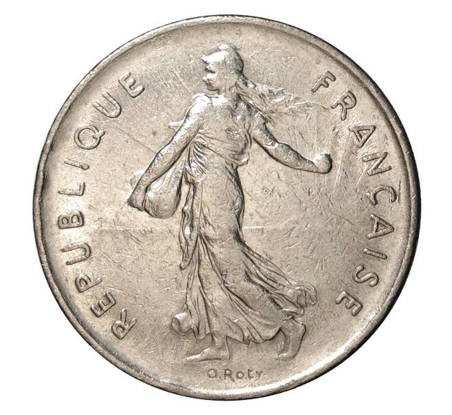 Монета 5 франков 1972 года (Артикул: M2-2105) — Фото №2