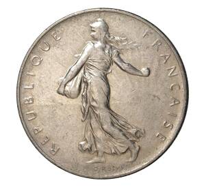 1 франк 1969 года Франция — Фото №2