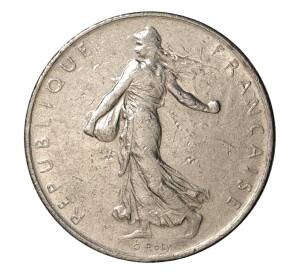 1 франк 1971 года Франция — Фото №2