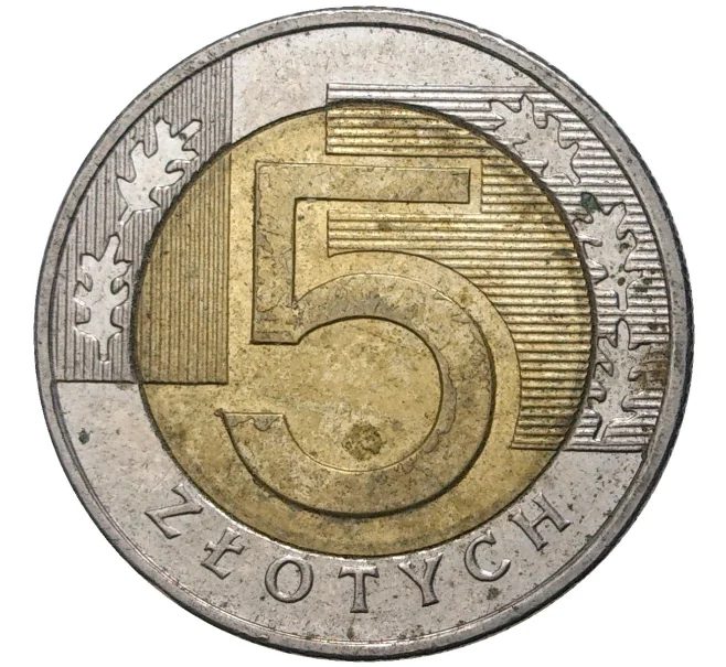 Монета 5 злотых 2009 года Польша (Артикул K11-6126)