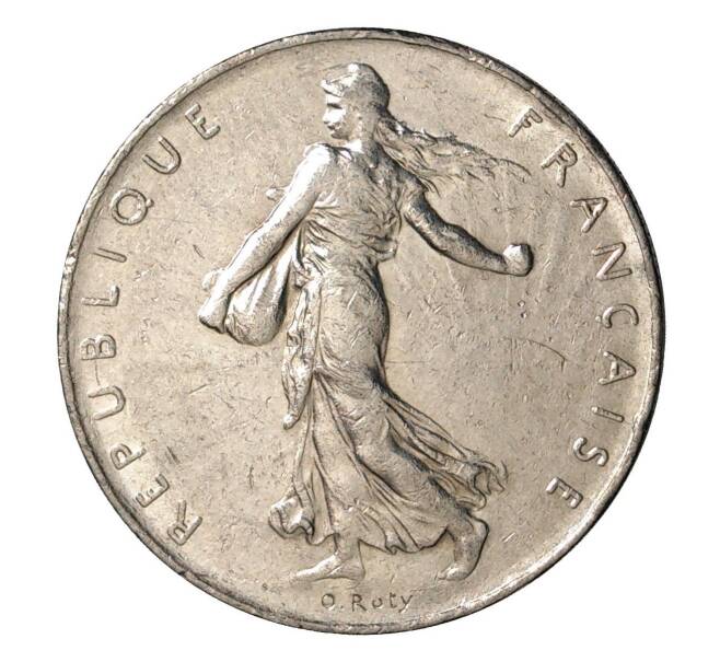 Монета 1 франк 1973 года Франция (Артикул: M2-2117) — Фото №2