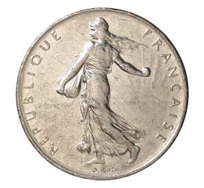 1 франк 1977 года Франция — Фото №2