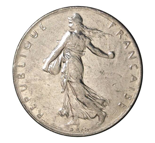 Монета 1 франк 1991 года (Артикул: M2-2122) — Фото №2